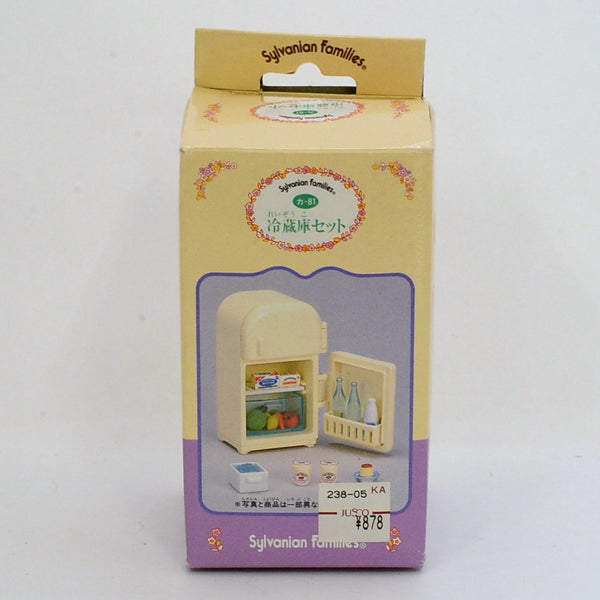 [Used] REFRIGERATOR SET KA-81 Epoch JAPAN 1997 Sylvanian Families