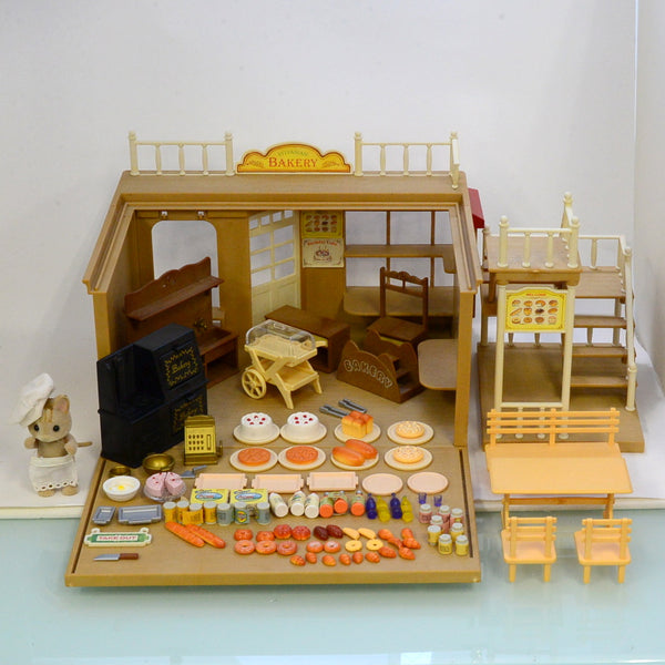 [Used] VILLAGE BAKERY 1996 Retired Rare Epoch Japan HA-23 Sylvanian Families