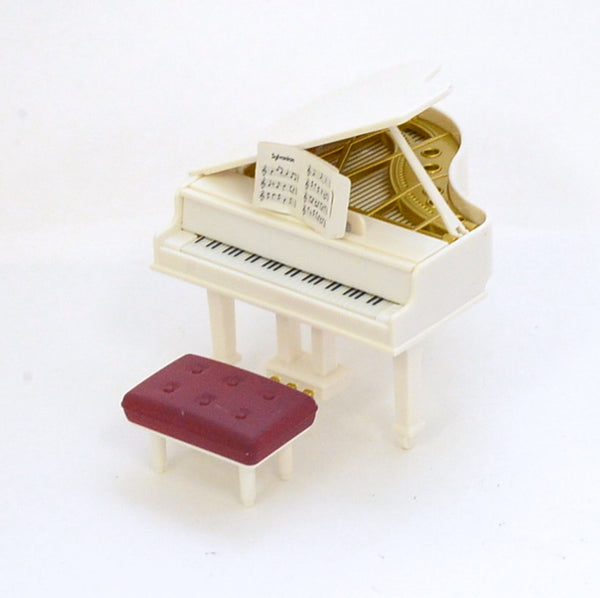 [Used] GRAND PIANO WHITE A-16W Epoch Japan Sylvanian Families