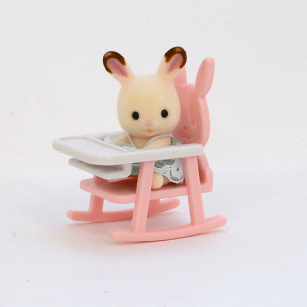 [Used] BABY CARRY CASE BABY CHAIR CHOCOLATE RABBIT B-31 Japan Calico Sylvanian Families