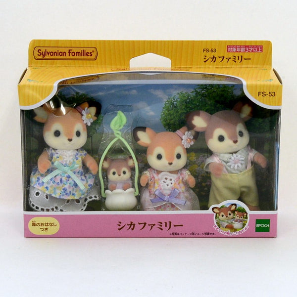 [Used] DEER FAMILY FS-53 Epoch Japan Sylvanian Families