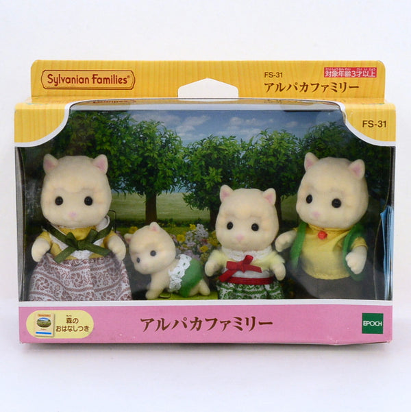 [Used] ALPACA FAMILY FS-31 Dolls Epoch Japan Sylvanian Families