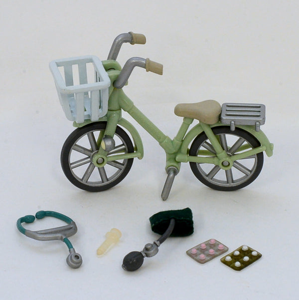 [Used] DOCTOR'S BIKE SET H-09 Epoch Japan Sylvanian Families