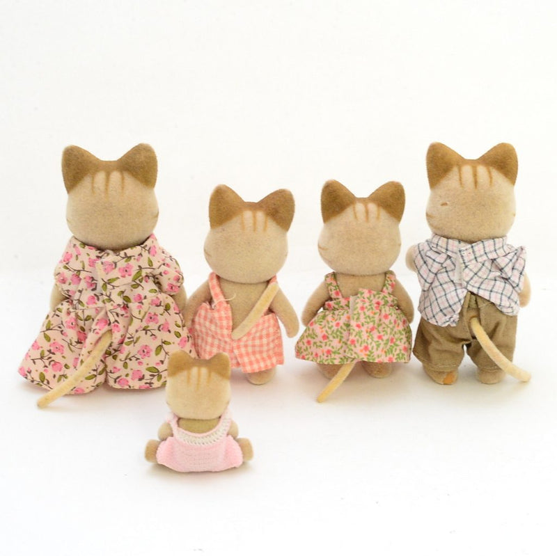 [Used] STRIPED CAT FAMILY Epoch Japan Sylvanian Families