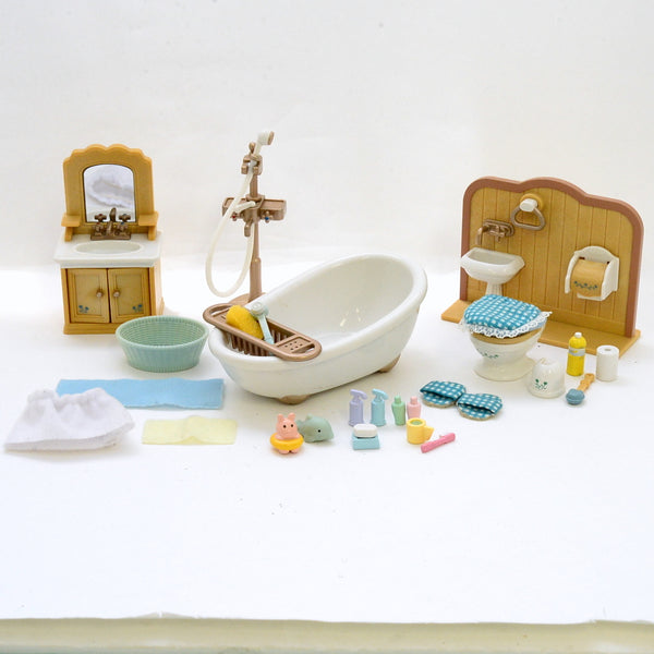 [Used] BATHROOM SET SE-151 Epoch Sylvanian Families