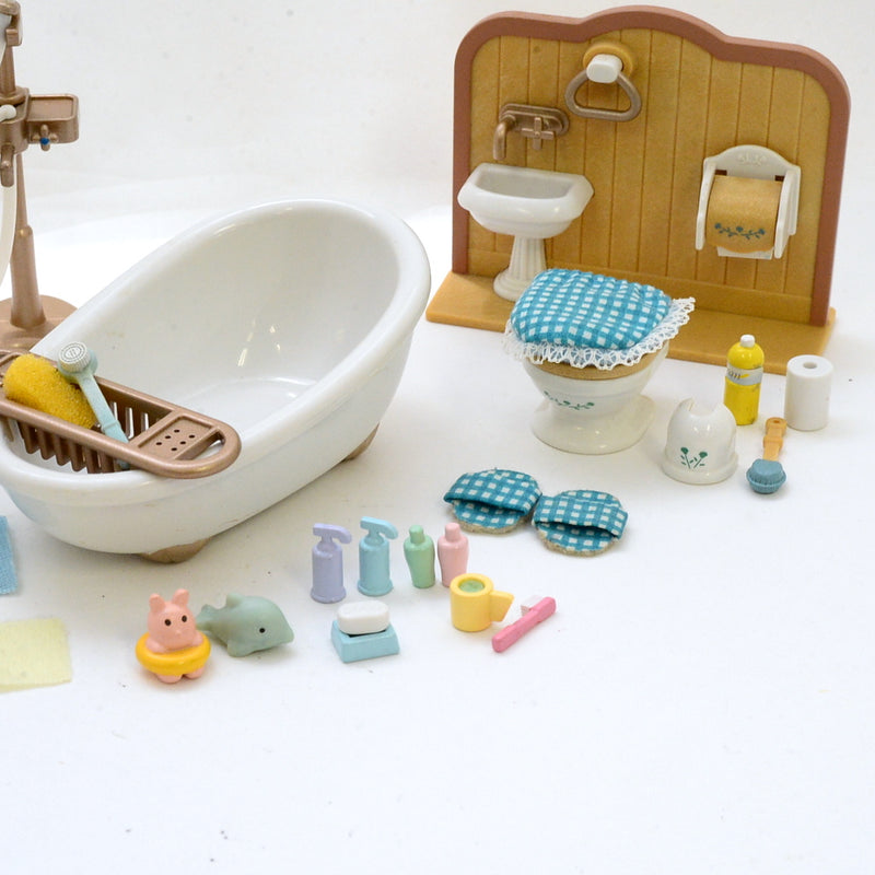 [Used] BATHROOM SET SE-151 Epoch Sylvanian Families