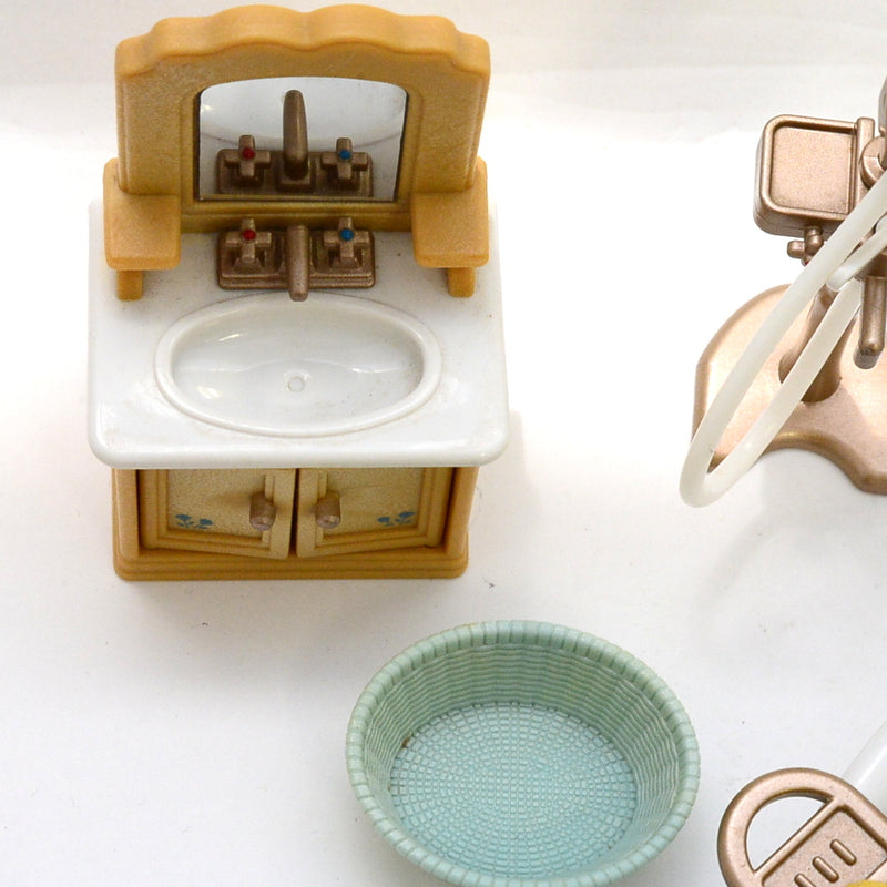 [Used] BATHROOM SET SE-151 Epoch Sylvanian Families