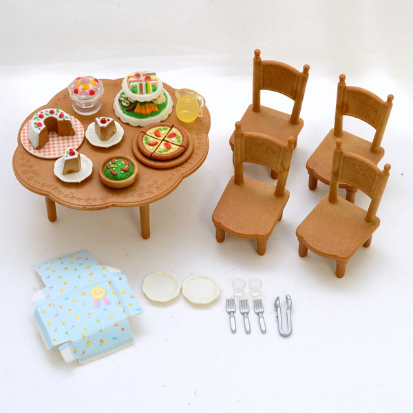 [Used] DINNING SET Epoch Sylvanian Families