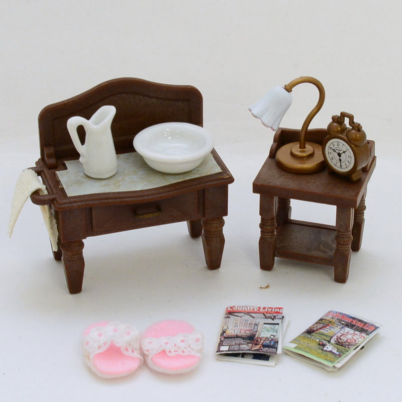 [Used] BEDSIDE TABLE SET A-22 Epoch Sylvanian Families