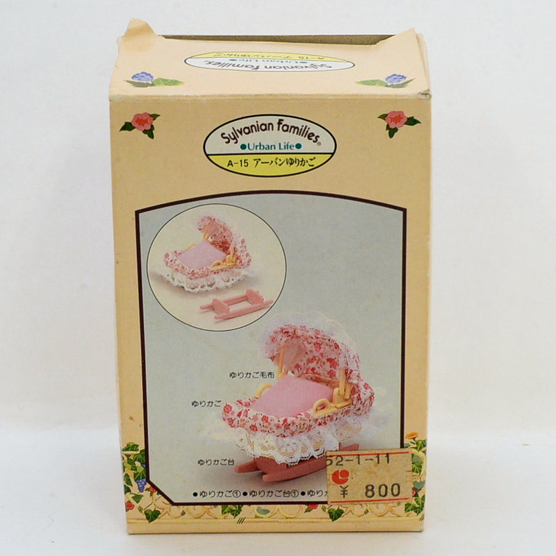 [Used] URBAN LIFE PINK CRADLE A-15 Japan Sylvanian Families