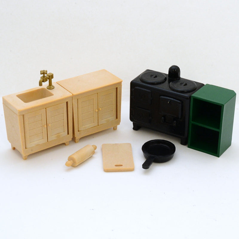 [Used] KITCHEN SET KA-10 Epoch Japan Sylvanian Families