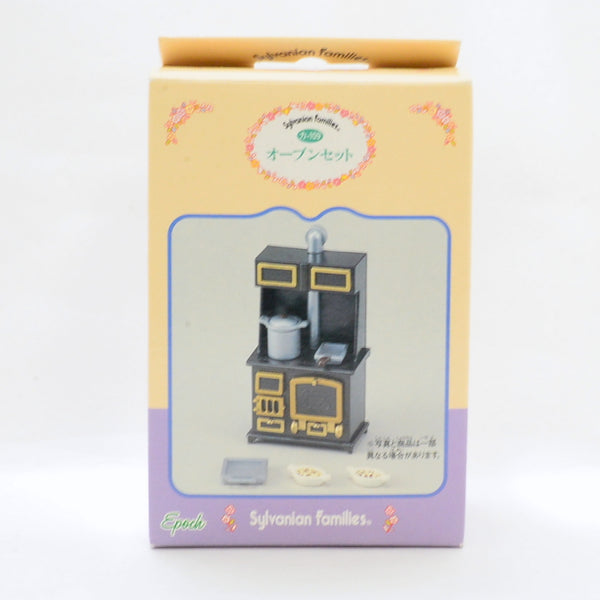 [Used] BLACK OVEN SET KA-109 Epoch Japan Sylvanian Families