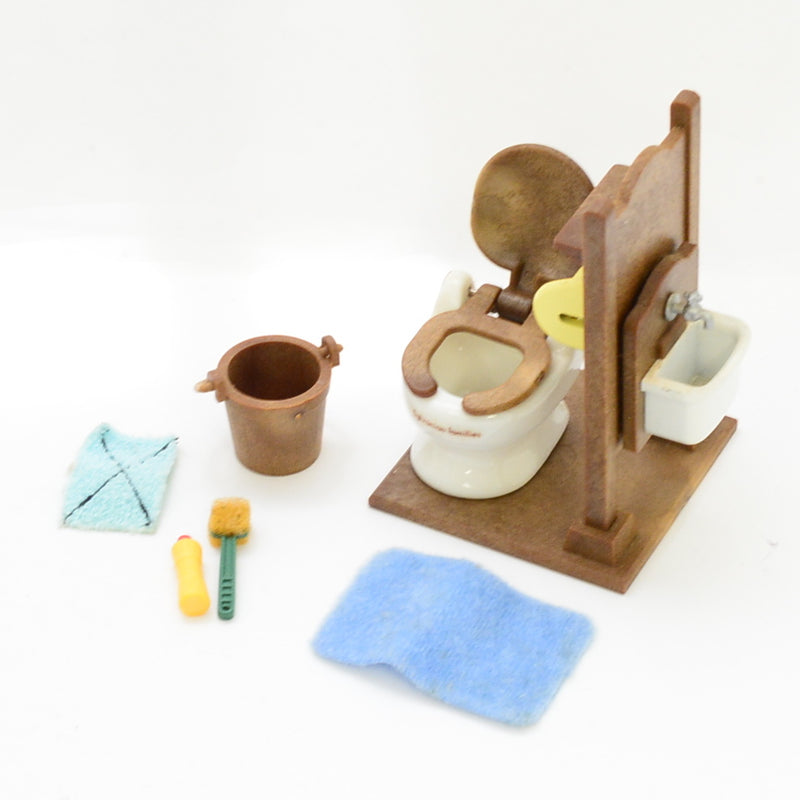 [Used] TOILET SET kA-67 Epoch Japan  Sylvanian Families