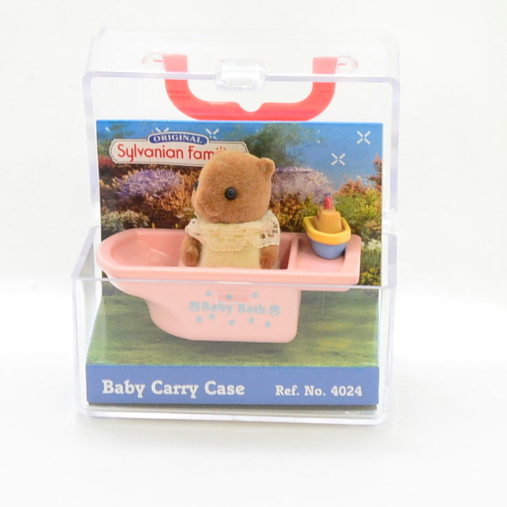 [Used] BABY CARRY CASE BEAVER BOAT 4029 Epoch Sylvanian Families