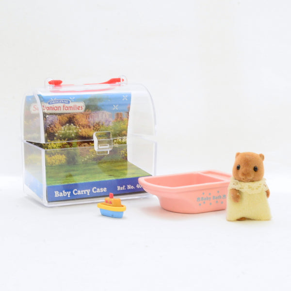 [Used] BABY CARRY CASE BEAVER BOAT 4029 Epoch Sylvanian Families