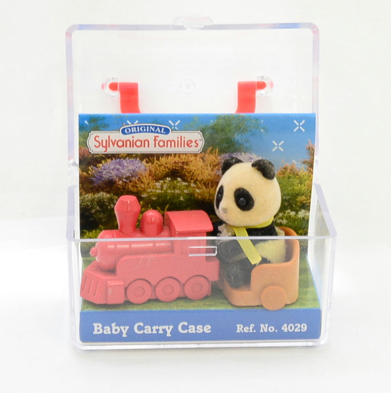 [Used] BABY CARRY CASE PANDA LOCOMOTIVE 4024 Epoch Sylvanian Families