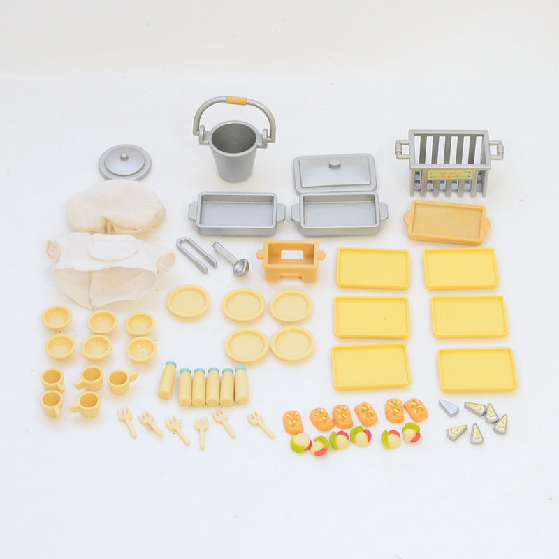 [Used] SCHOOL LUNCH SET Epoch Japan Sylvanian Families