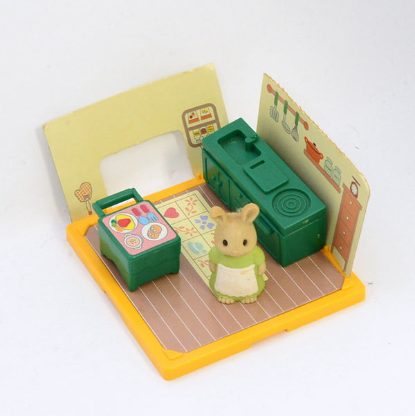 [Used] SMALL KITCHEN Epoch Japan Calico Sylvanian Families