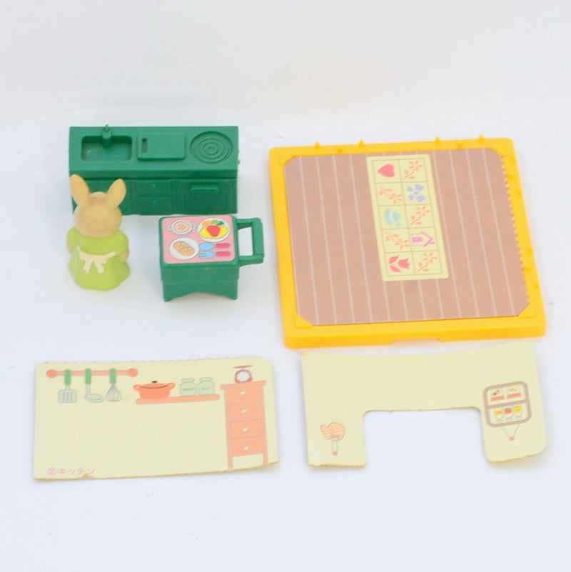 [Used] SMALL KITCHEN Epoch Japan Calico Sylvanian Families