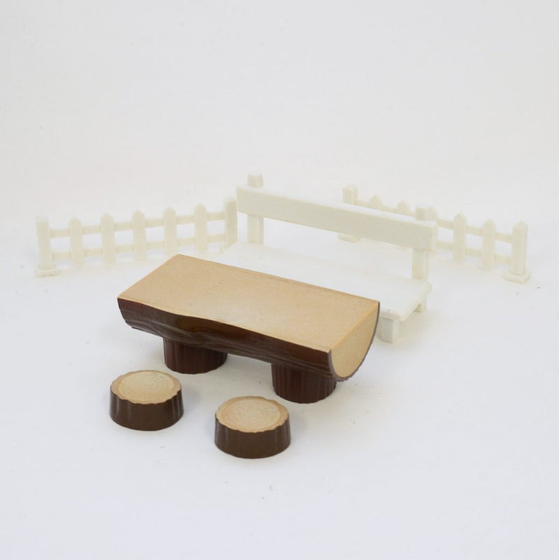 [Used] BENCH SET KO-04 Epoch Japan Sylvanian Families