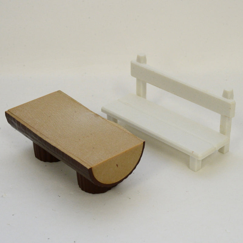 [Used] BENCH SET KO-04 Epoch Japan Sylvanian Families