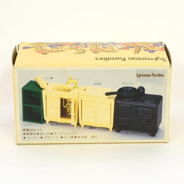 [Used] KITCHEN SET KA-10 Epoch Japan Sylvanian Families