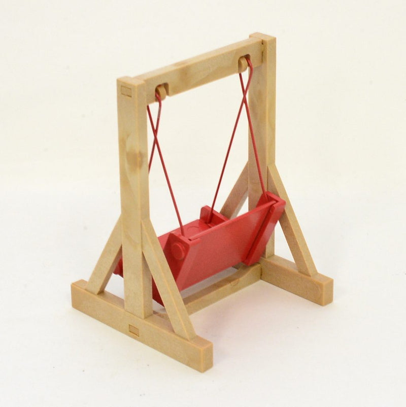 [Used] RED SWING SINGLE KO-01 Epoch Japan 1985 Sylvanian Families