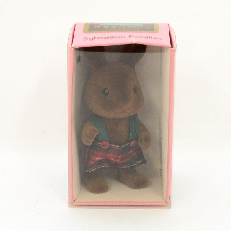 [Used] BROWN RABBIT BOY U-03-650 Epoch Japan Sylvanian Families