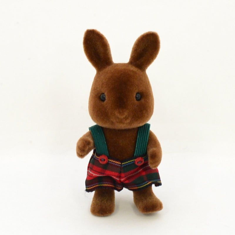 [Used] BROWN RABBIT BOY U-03-650 Epoch Japan Sylvanian Families