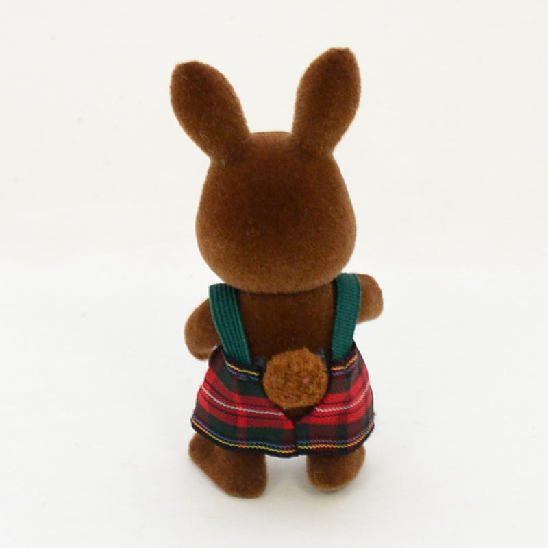 [Used] BROWN RABBIT BOY U-03-650 Epoch Japan Sylvanian Families