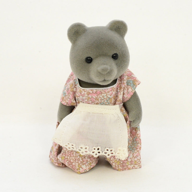 [Used] GRAY BEAR MOTHER KU-12 Epoch Japan Sylvanian Families