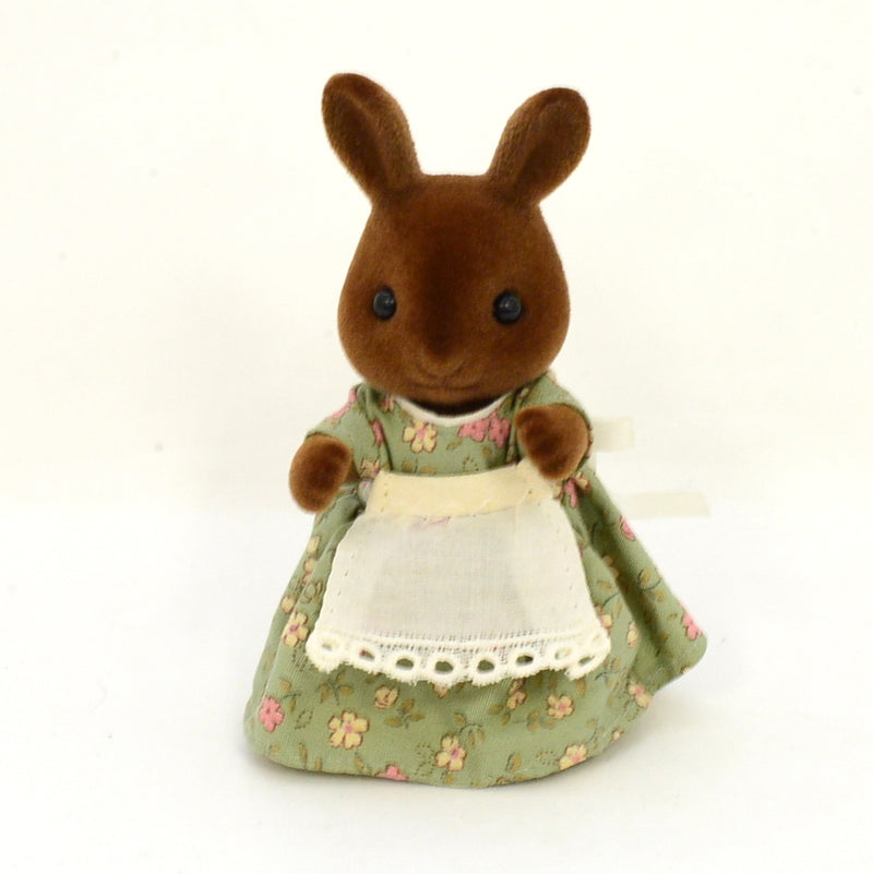 [Used] BROWN RABBIT MOTHER U-02-850 Epoch Japan Sylvanian Families