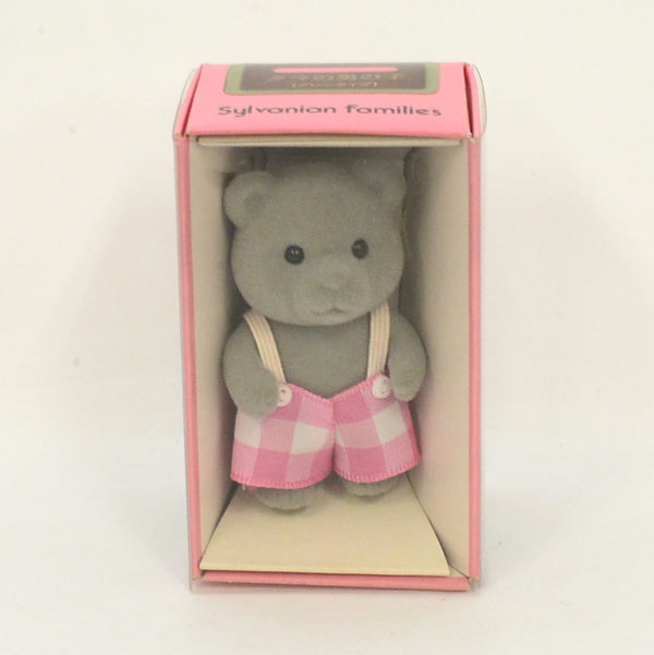 [Used] GRAY BEAR BOY KU-15 Epoch Japan Sylvanian Families