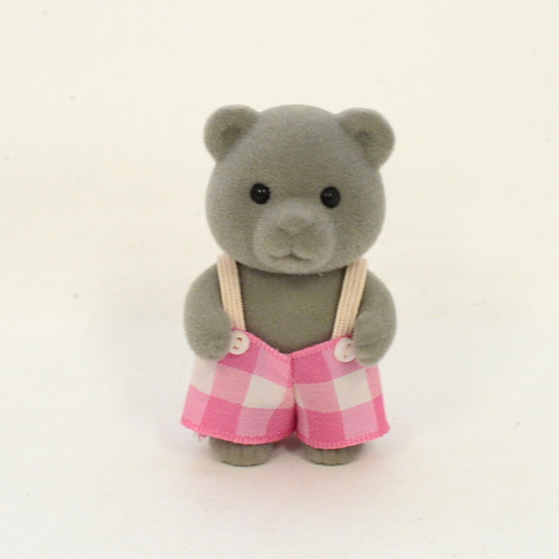 [Used] GRAY BEAR BOY KU-15 Epoch Japan Sylvanian Families