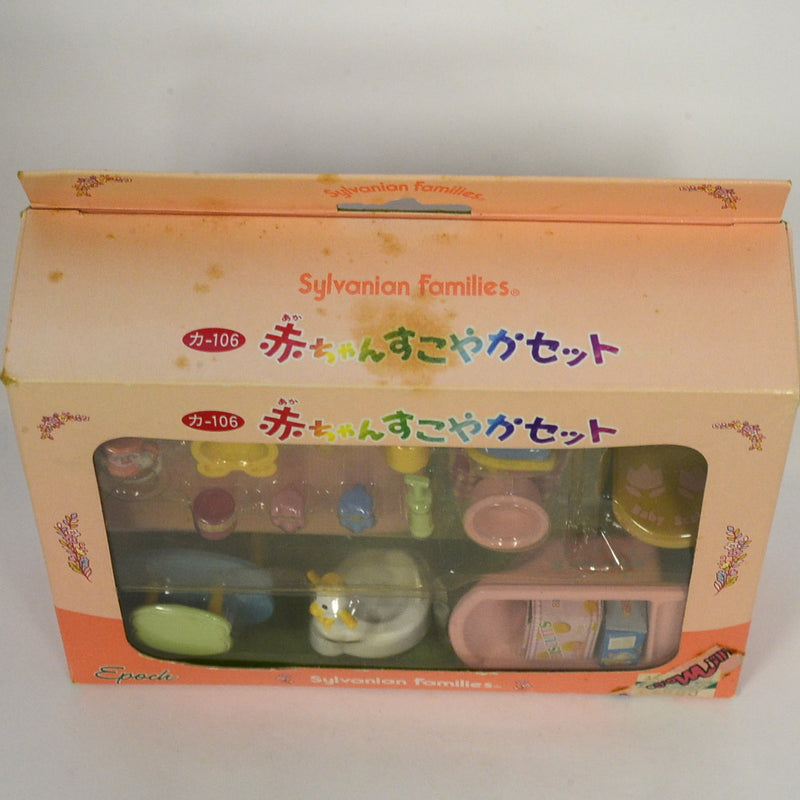 [Used] BABY GOODS SET KA106 Retired Rare Japan Epoch Sylvanian Families