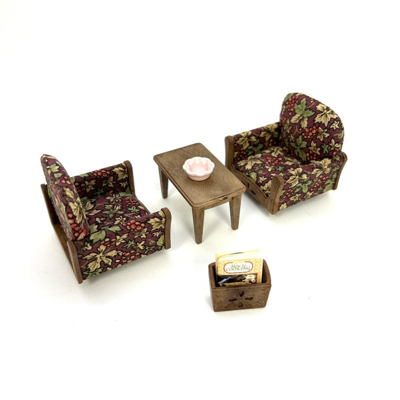 [Used] ARM CHAIR SET KA-509 Epoch Japan Sylvanian Families