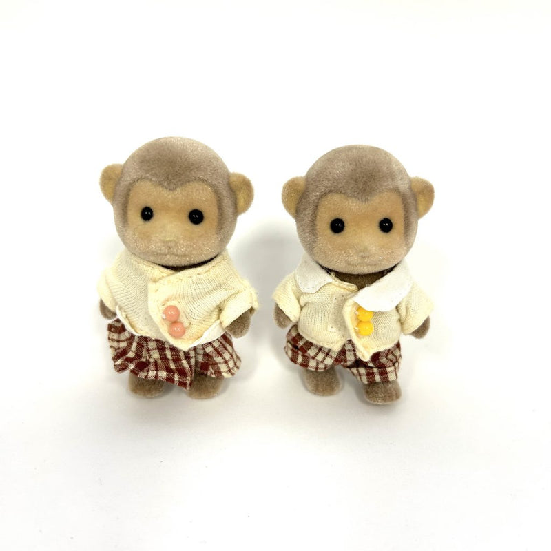 [Used] EXCHANGE STUDENT MONKEY GIRL BOY Epoch Sylvanian Families