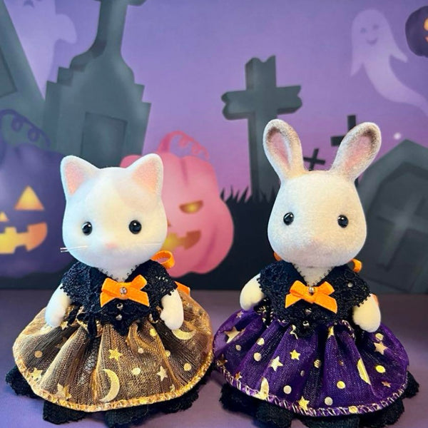 HANDMADE HALLOWEEN COSTUME SET FOR GIRLS Epoch Japan Sylvanian Families