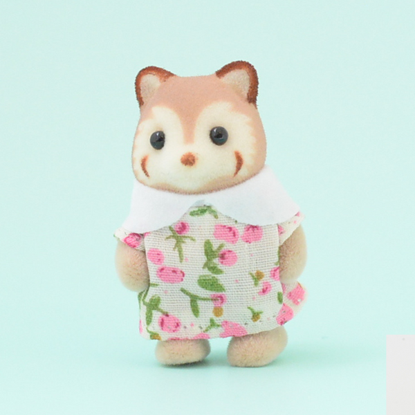 Sylvanian Park Ibaraido BABY RACCOON  FLOWER Sylvanian Families