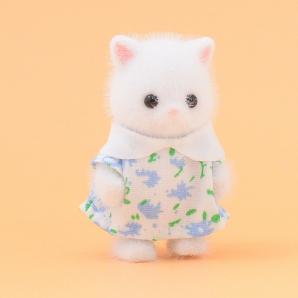 Sylvanian Park Ibaraido 波斯猫宝宝 6 只 白色三色猫 Sylvanian Families