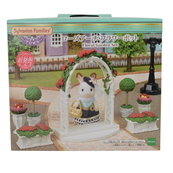 Set de jardín floral TF-02 Serie de la ciudad Calico Critters