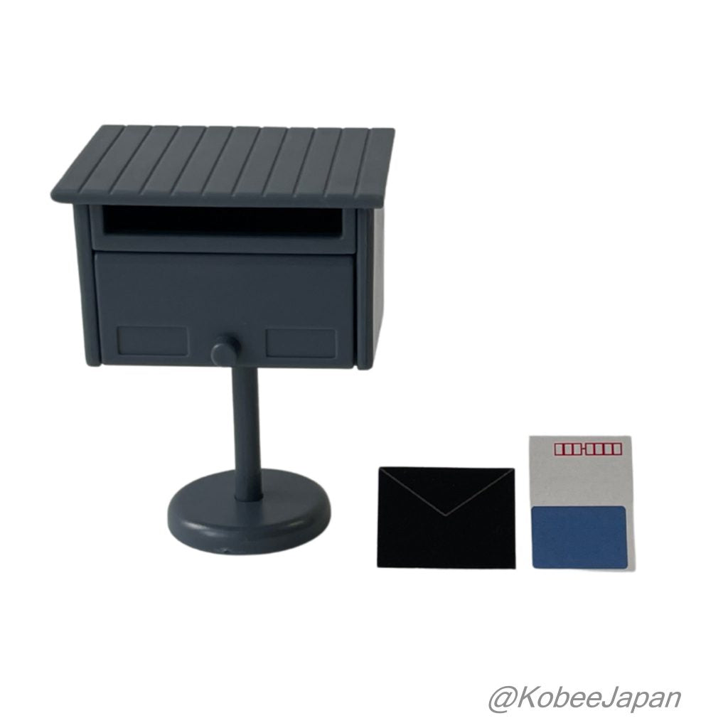 Capsule Toy Little Mailbox 5 Stand Gray 2025 tarlin