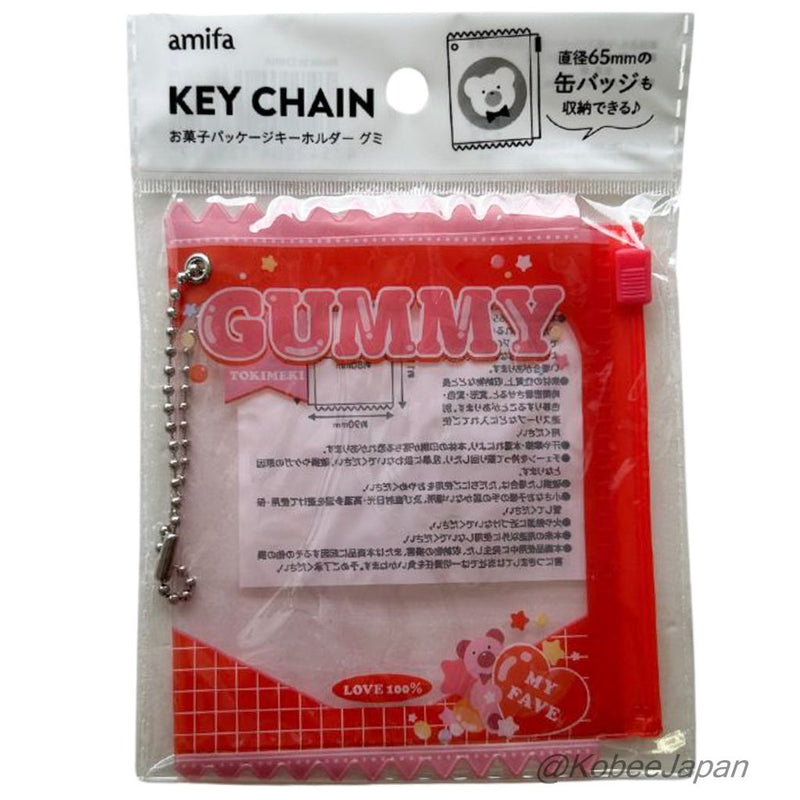 SERIA KEYCHAIN GUMMY RED PVC Japan Seria