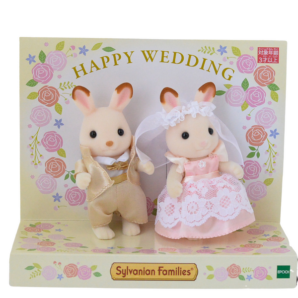 巧克力兔子婚礼套装 粉色 日本 2019 Sylvanian Families