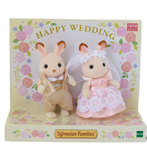 CHOCOLATE RABBIT WEDDING SET PINK Japan 2019 Sylvanian Families
