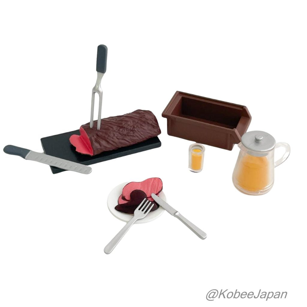 Hotel Buffet 8 piece complete set Re-ment