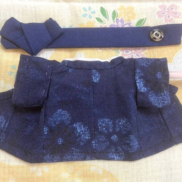 HANDMADE KIMONO FOR FATHER NAVY BLUE Japan handmade