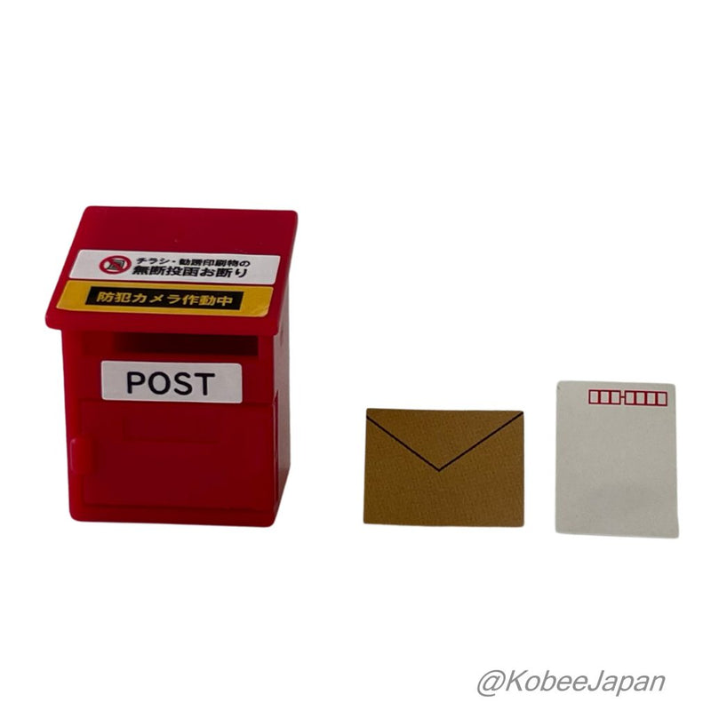 [Used] CAPSULE TOY LITTLE MAILBOX 1 WALL RED Japan tarlin