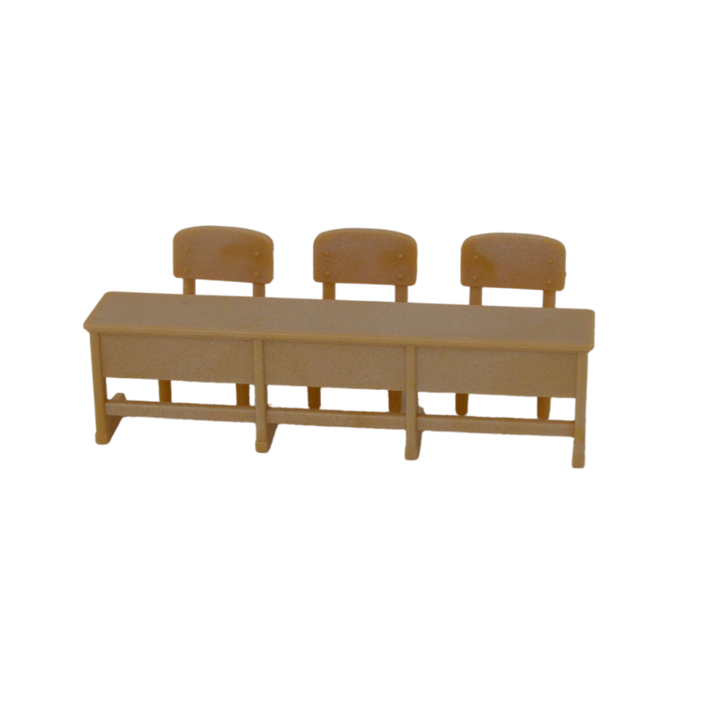 School Long Desk And Chairs Fan Club 96777 Sylvanian Families Calico Critters