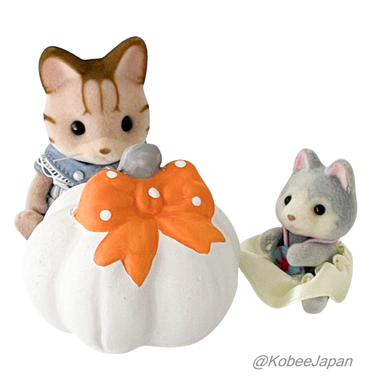 Resin Object - Ribbon Pumpkin White Natural Kitchen